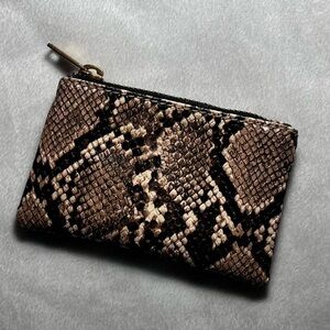 John Galt / Brandy Melville Snakeskin Patterned Wallet